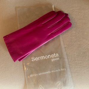 NEW Sermoneta Fur Lined Gloves